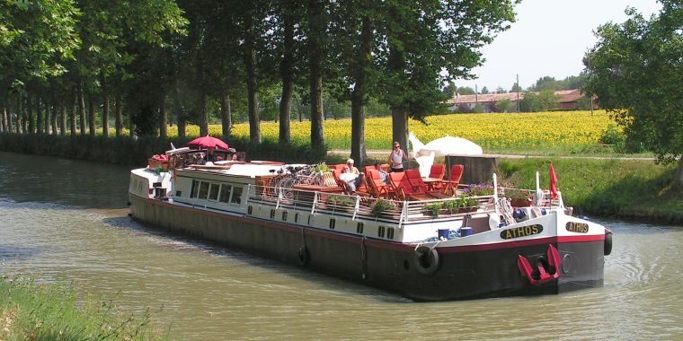 CRUCEROS FLUVIALES CANALES DE FRANCIA CANAL DU MIDI ATHOS DESCUENTOS OFERTAS CRUCEROS EN FAMILIA CRUCEROS EN GRUPO ALQUILER CHARTER DE CRUCEROS BARCOS PRIVADOS CRUCEROS SUR DE FRANCIA